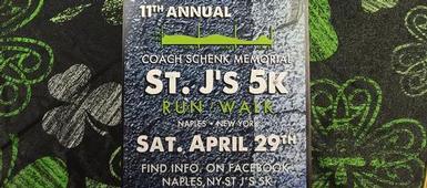Remember to Register for the Coach Schenk Memorial St. J’s 5K